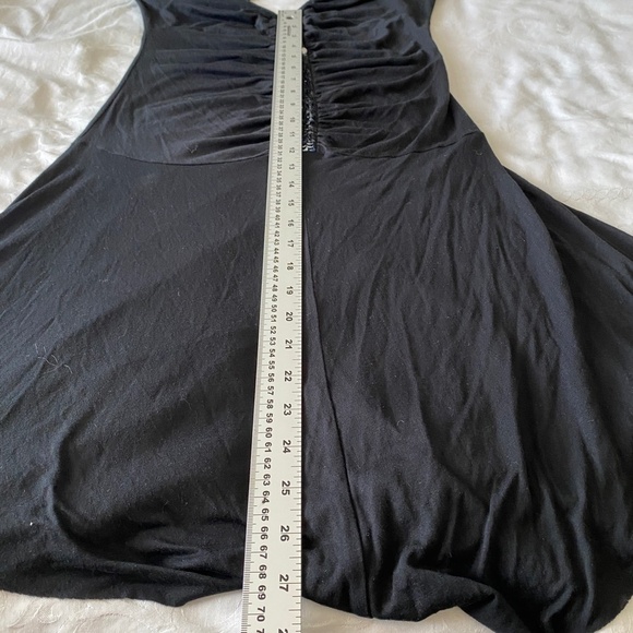 Dorthy Perkins Black Sequin Asymmetric Spaghetti Strap‎ Midi Dress Size UK12 - Picture 11 of 14